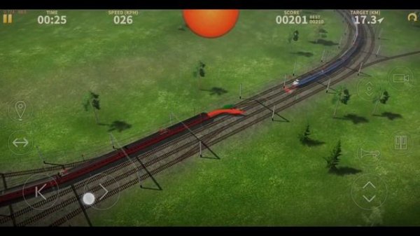 Ask AI train to stop/go back