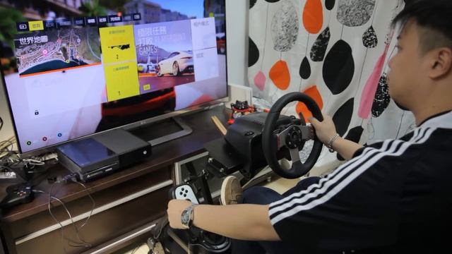 Logitech G27 On XboxOne With M4 Converter