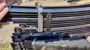 Установка усиленных задних рессор Газон Некст