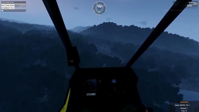 Chopper Gunner in a AH-1G Cobra - ARMA 3 Unsung Vietnam Mod Gameplay смотреть онлайн