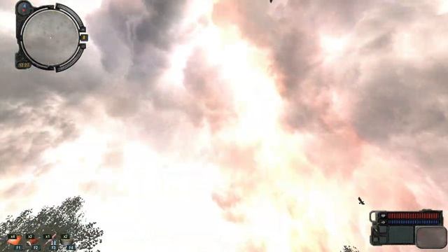 Stalker - Call of Pripyat. Как выглядит выброс. смотреть онлайн