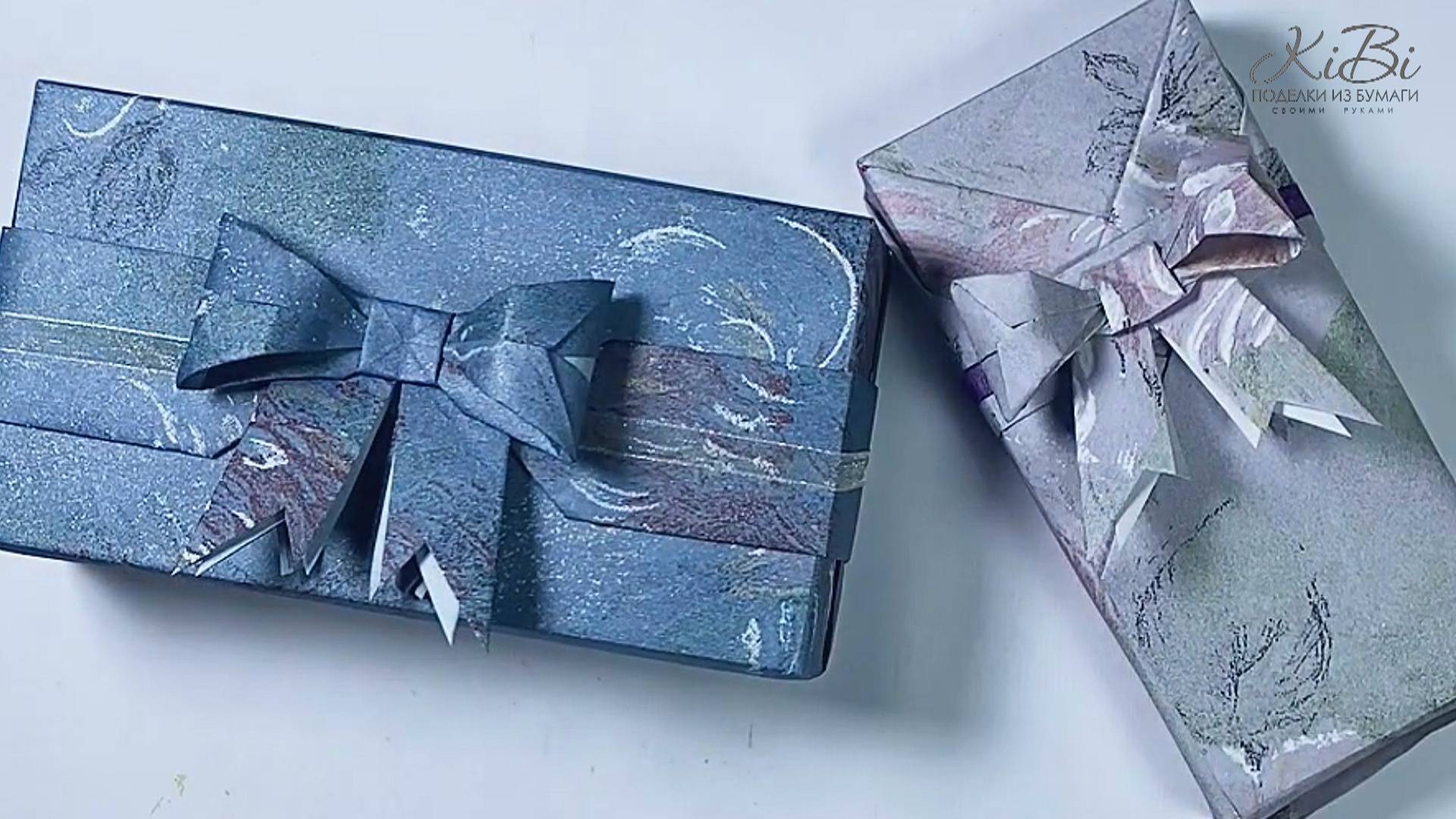 Красиво оформляем подарок Бантом из бумаги | Идеи упаковки подарка своими руками | DIY смотреть онлайн