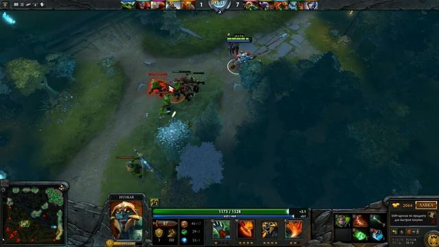 Dota 2 гайд на Huskar!!!