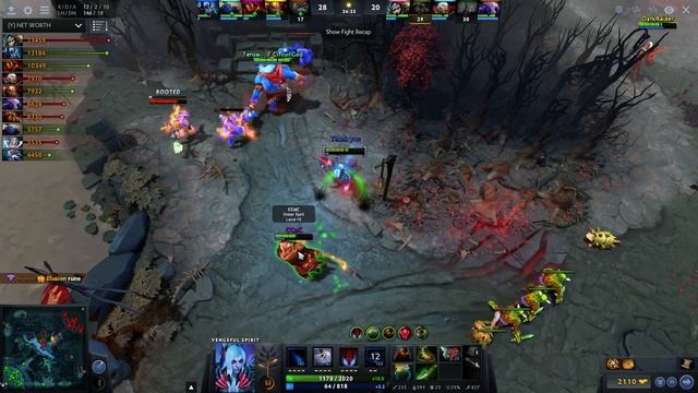 DOTA 2 - Vengeful Spirit Fear - Ranked Match Gameplay смотреть онлайн