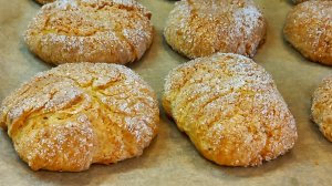 Деревенские колобушки на сметане к чаю, очень быстро и вкусно