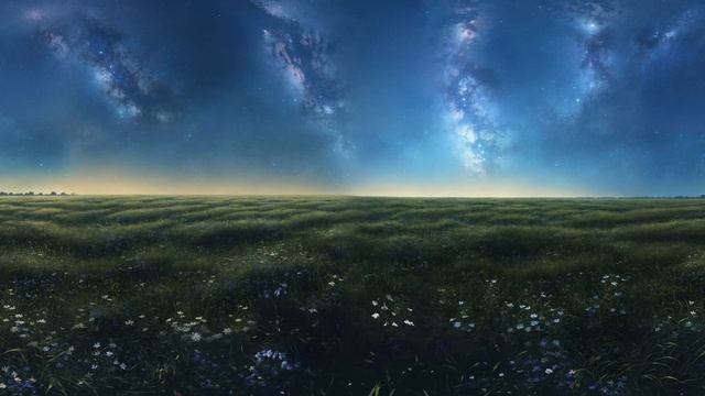 【AI Art】 Anime Sky Panorama Appreciation смотреть онлайн