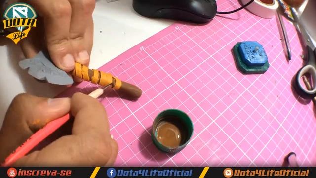 Pintando a quelling blade - Time-lapse смотреть онлайн
