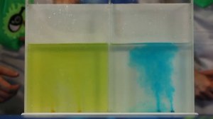 Эксперимент. Смешивание жидкостей разной температуры