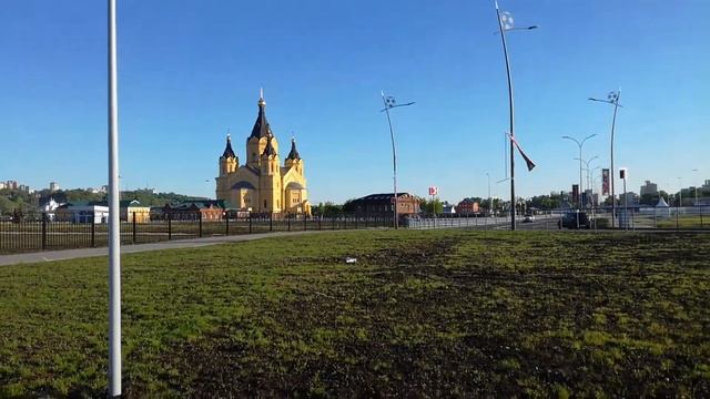 Обзор Нижнего Новгорода, на набережной смотреть онлайн