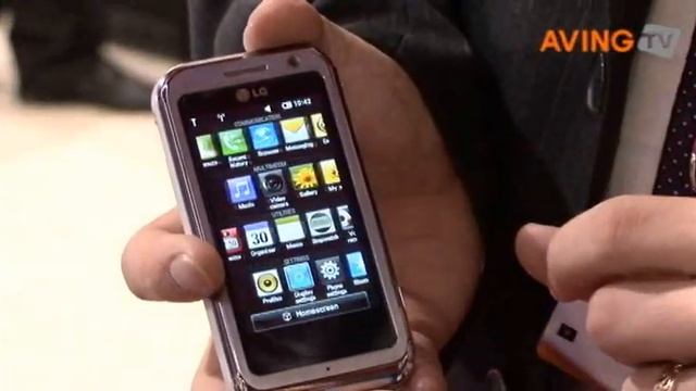 [No-Edit MWC 2009] LG to present its 'ARENA KM900' смотреть онлайн