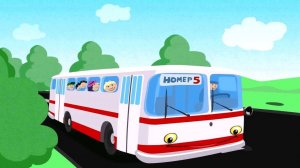 КОЛЕСА У АВТОБУСА часть1_сборник для детей_популярный детский стишок_Wheels on the Bus_УЧИМСЯ ПЕТЬ