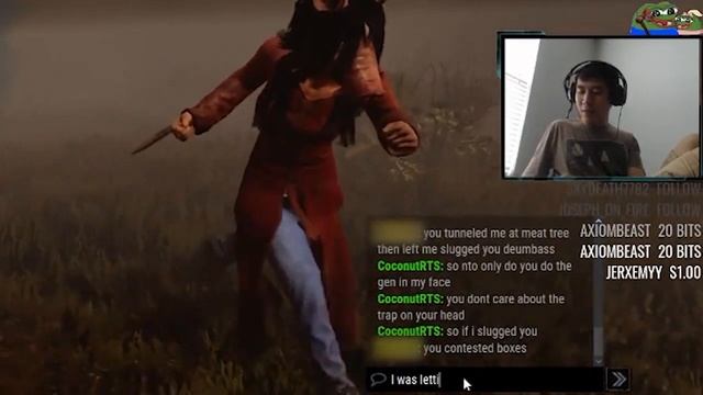 Greedy Survivor gets Salty in Endgame Chat | DBD Salt Compilation смотреть онлайн
