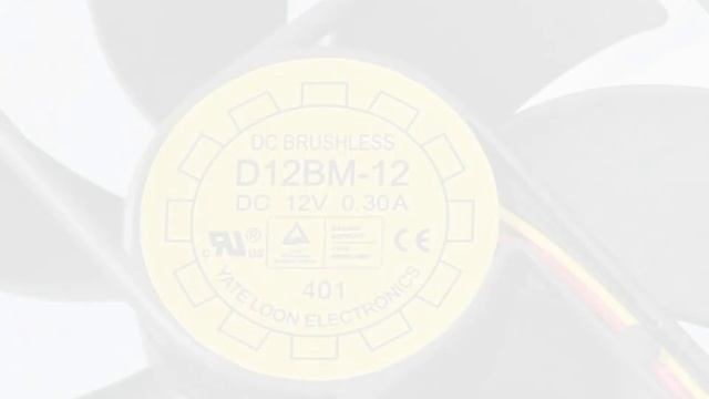 D12BM-12 12V 0.3A 3wires Cooling Fan смотреть онлайн