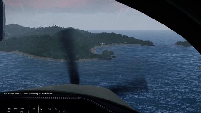 ArmA 3 Civilian Pilot Mod Landing at the Beach Bar Fly Tanoa Air смотреть онлайн