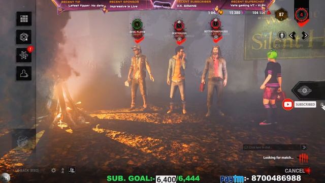 DEAD BY DAYLIGHT || RED RANK SURVIVORS || INDIA || LIVE GAMEPLAY смотреть онлайн