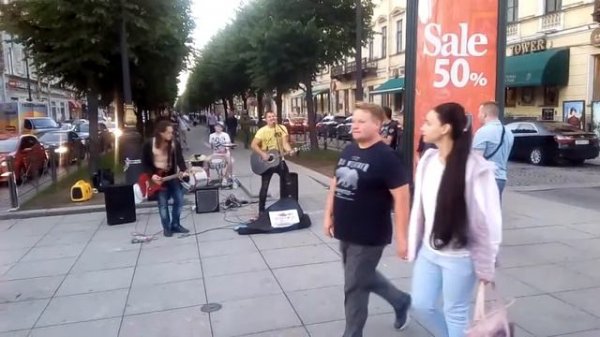 Группа крови (уличные музыканты на Невском)