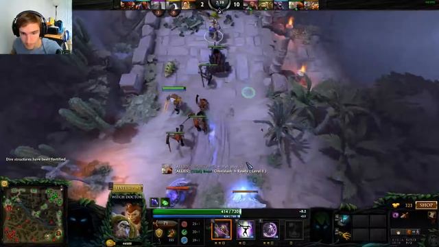 The best Witch Doctor Dota 2 (Game Play) #3 смотреть онлайн