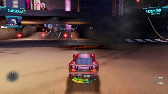 Cars 2 The Video Game | Lightning McQueen - Hunter Mode (Satellite Quake) | Tokyo Arena смотреть онлайн