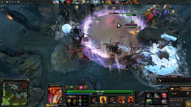 Sumail (Ember Spirit) - Gameplay Dota 2 смотреть онлайн