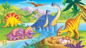 ДИНОЗАВРЫ ДЛЯ МАЛЫШЕЙ ч2_ МУЛЬТИК ПРО ДИНОЗАВРОВ _ для детей _ развивающее видео _ Слушать онлайн
