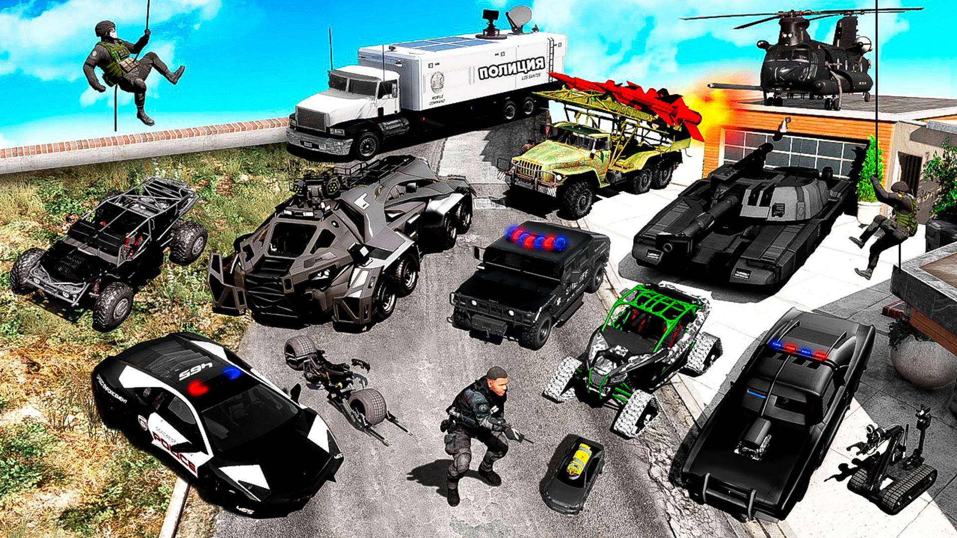 СОБРАЛ КОЛЛЕКЦИЮ ПОЛИЦЕЙСКИХ ТАЧЕК В ГТА 5 МОДЫ! РЕАЛЬНАЯ ЖИЗНЬ ВОРОВ ОБЗОР МОДА GTA 5! ГТА МОД ИГРЫ смотреть онлайн