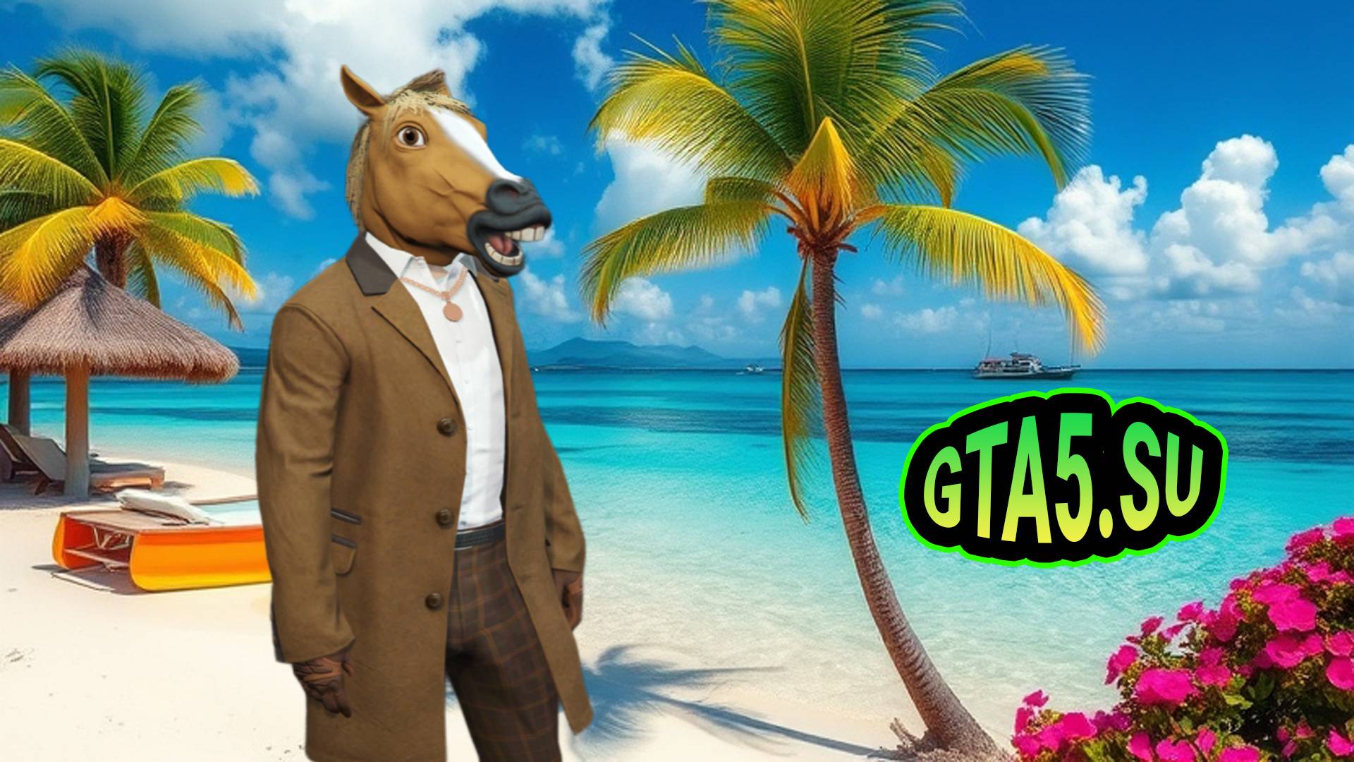 Конь в пальто летит зимовать на Кайо Перико в GTA 5 Online смотреть онлайн