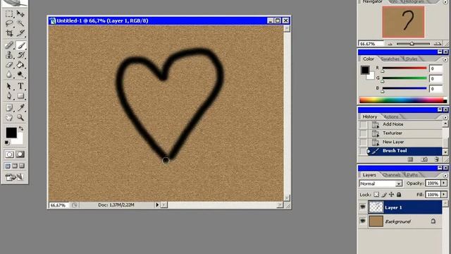 Делаем песочную надпись в фотошопе смотреть онлайн