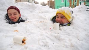 Кто последний выберется из сугроба получит 1000$