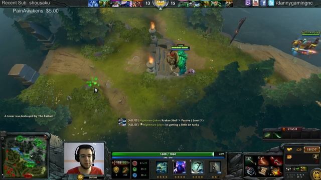 Dota 2 Ability Draft Tidehunter Carry part 1 смотреть онлайн