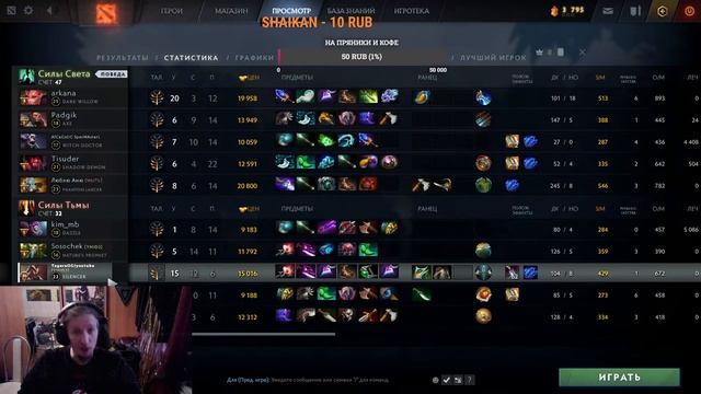 🔴Dota 2- Реакция людей на персонажей с высоким Уровнем DOTA+ смотреть онлайн