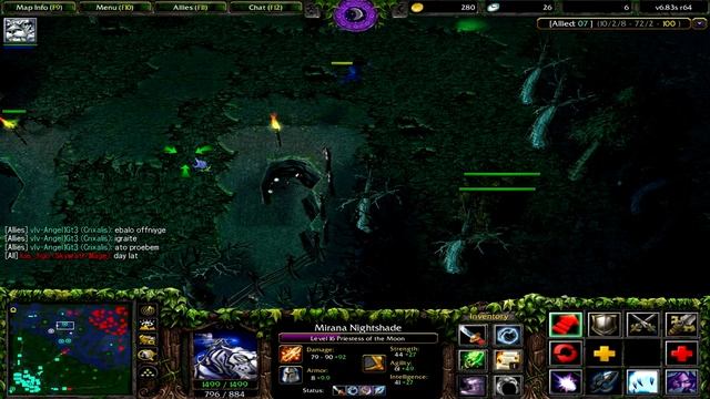 DotA 6.83 - Mirana Beyond GODLIKE ! (GOOD GAME) смотреть онлайн