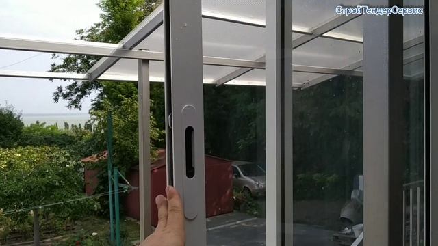 . Раздвижная алюминиевая система. Остекления балкона. смотреть онлайн