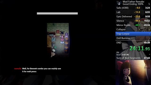 Mad Father Remake: GE100% Speedrun: 46:49 (WR) смотреть онлайн