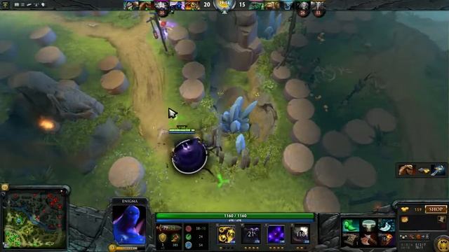 Бара сам бежит в блекхол Enigma Гайд Dota 2 смотреть онлайн