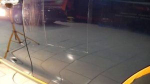 Полировка кузова автомобиля до_после.