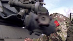 Боевая работа расчета БМ 21 Град по площадной цели.