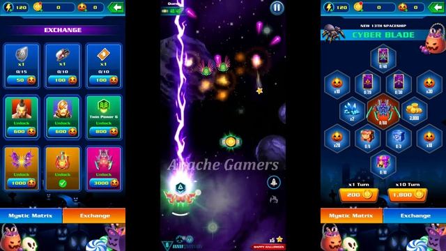 Galaxy Attack Alien Shooter | Cyber Blade Halloween Event 2022 | Level 6 | By Apache Gamers смотреть онлайн