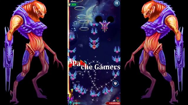 Galaxy Attack: Alien shooter | Happy Valentine Event 2022 Level 8 | By Apache Gamers смотреть онлайн