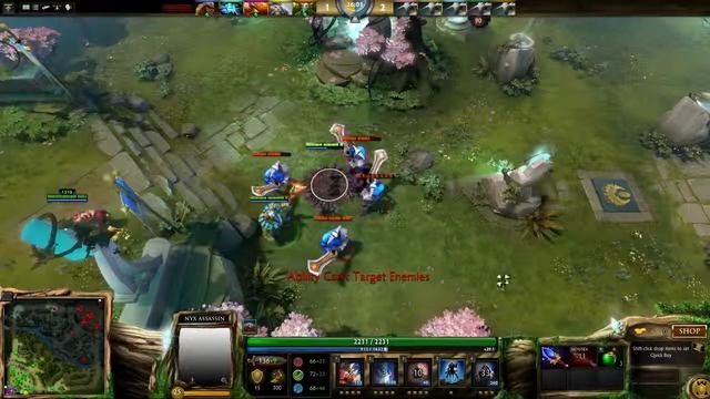 Dota 2 6.84 Nyx Assasin Aghamin's Scepter Burrow смотреть онлайн