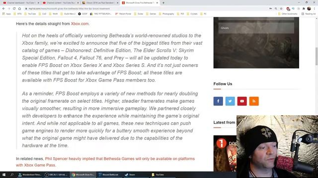 Microsoft Gives Five Bethesda Titles The 60 FPS Boost Treatment смотреть онлайн