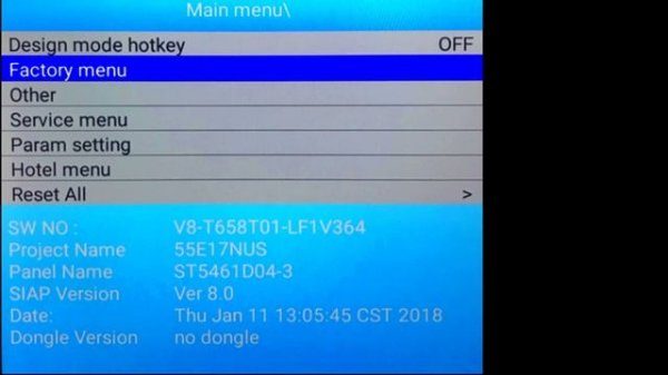 TCL Tv Service Menu Code, TCL Roku Tv Service menu, TCL Smart Tv Service Mode