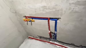 МОНТАЖ ТРУБ В САНУЗЛЕ #ремонтсанузла #полипропилен