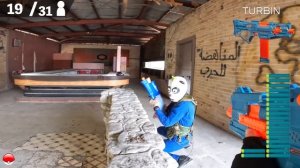 Nerf War | Amusement Park Battle 31 (Nerf First Person Shooter)