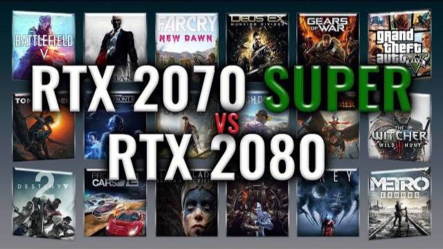 RTX 2070 SUPER Vs RTX 2080 Benchmarks | Gaming Tests Review & Comparison | 59 Tests