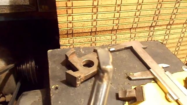 Токарный станок  Ч 6.  Резец из фрезы.   Production Of Metal Cutter