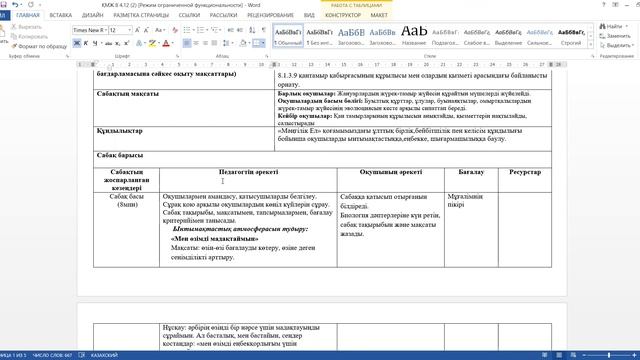 ҚМЖ жасау үлгісі