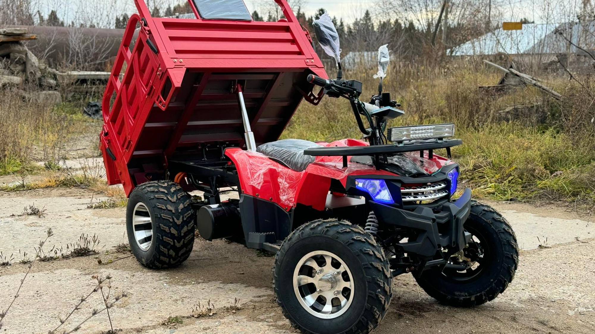 Электрический Квадроцикл с кузовом ZONGSHEN Mini FARMER и бензиновый 150-190 КУБ.СМ