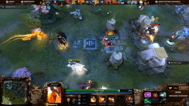 Epic Defense by Cloud 9 vs iG @ ESL One Dota 2 gameplay смотреть онлайн