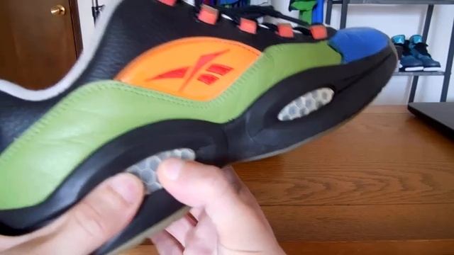 2007 Reebok Allen Iverson Question Low - Multi Color Detailed look смотреть онлайн