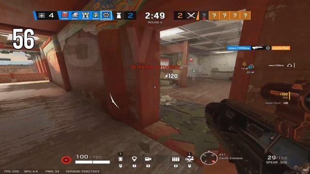 100 One Taps in One Video - Rainbow Six Siege смотреть онлайн